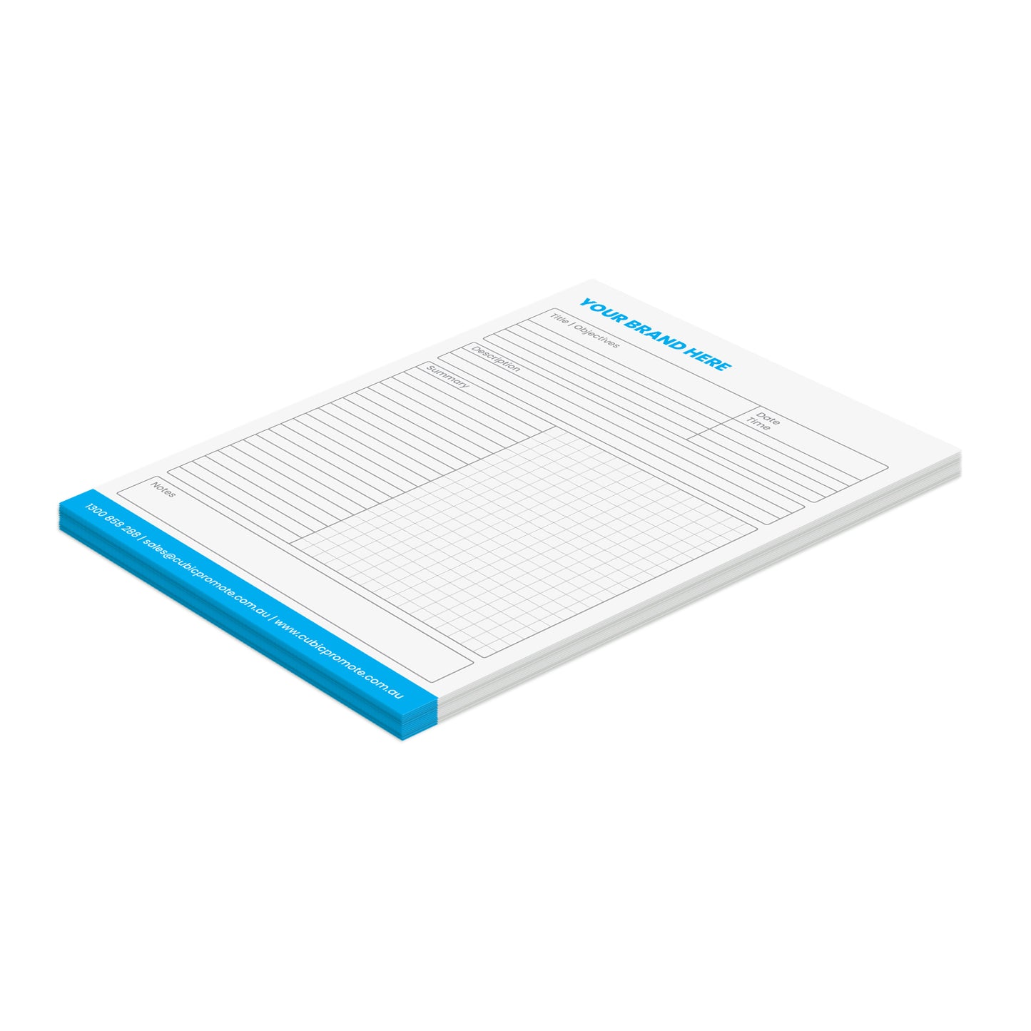 A3 Custom Printed 50 Leaf Planner Pads