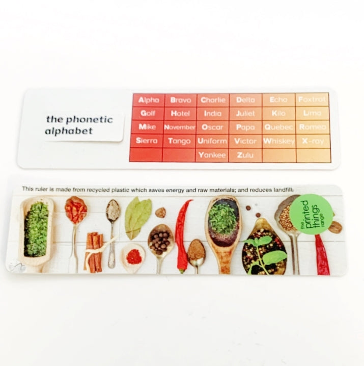 Recycled Plastic Logo Bookmarks